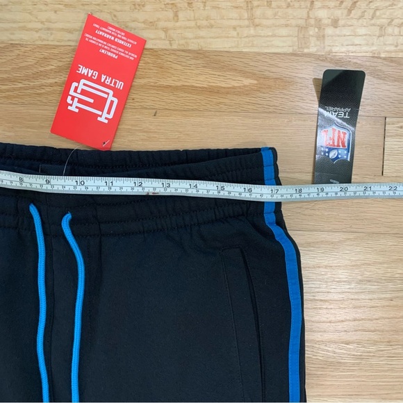 Men’s Ultra Game NFL Panthers Fleece Lined Sweatpants Joggers Size Large - Picture 14 of 16